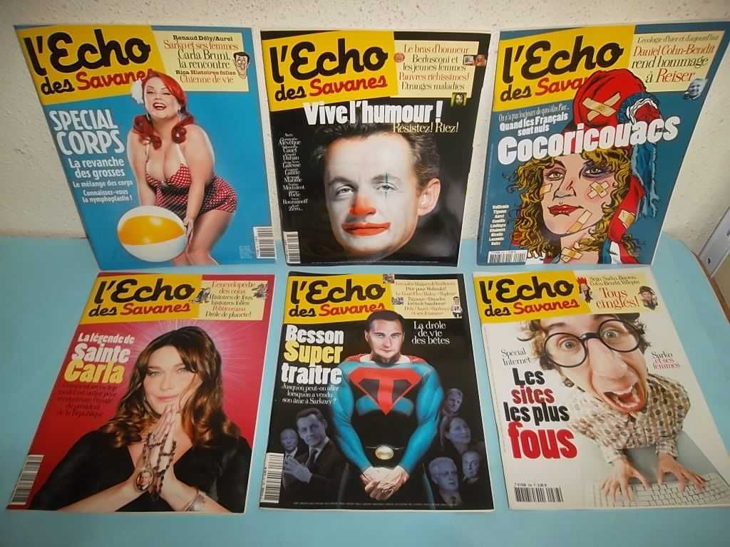 31 revistas L'ECHO DES SAVANES banda desenhada