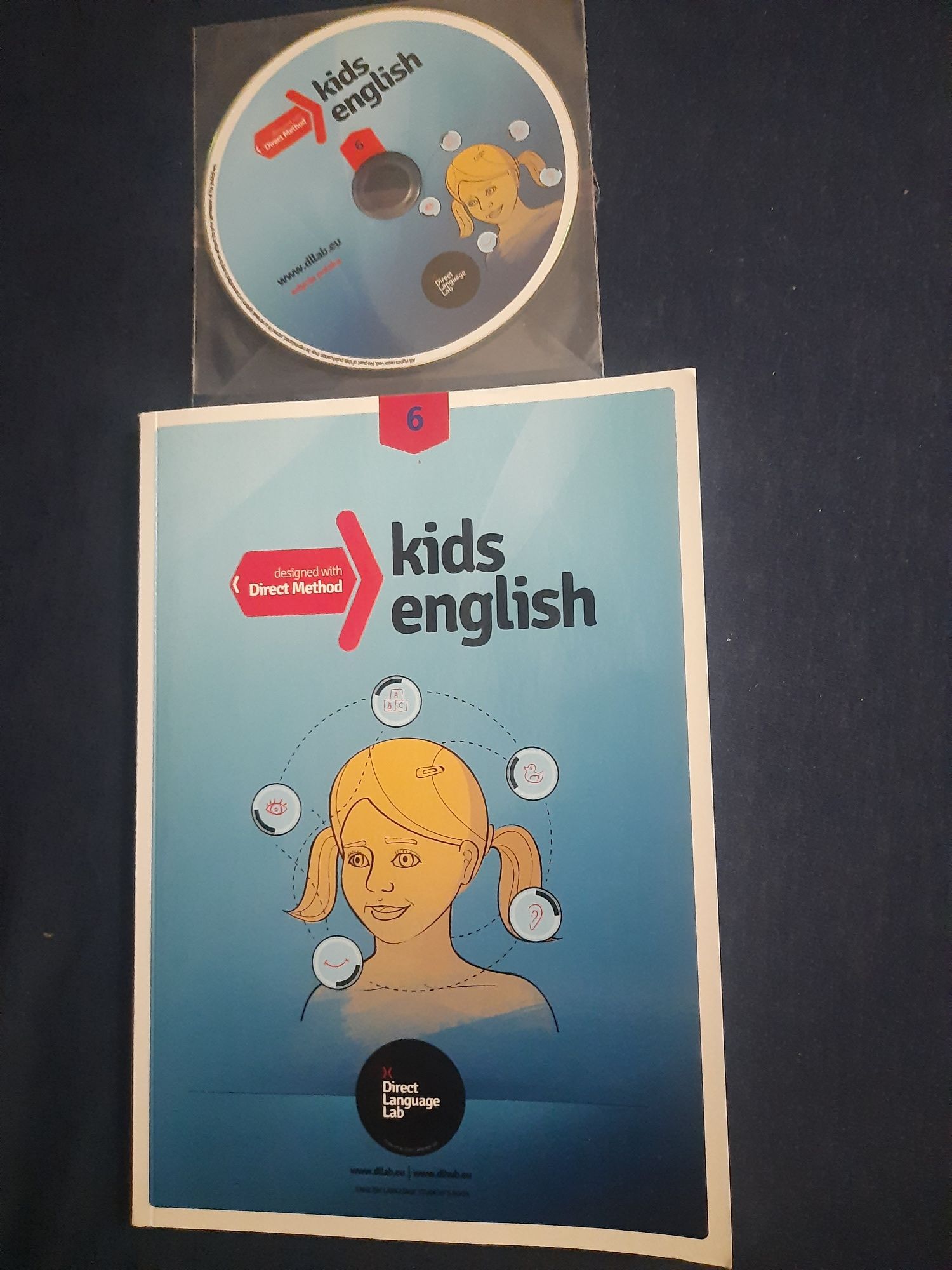 Direct Method English Kids 6 metoda bezpośrednia nowa książka + CD