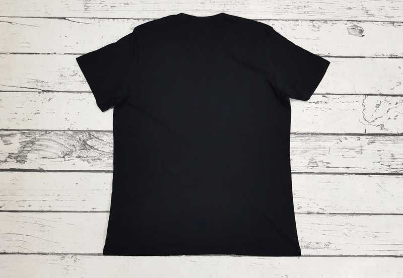 Hugo Boss * koszulka * logo * czarna * męska * XL