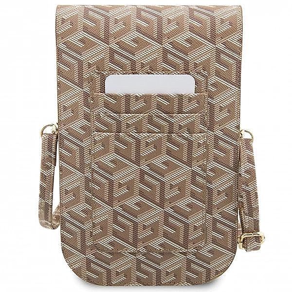 Torebka Guess GCube Stripe - brązowa