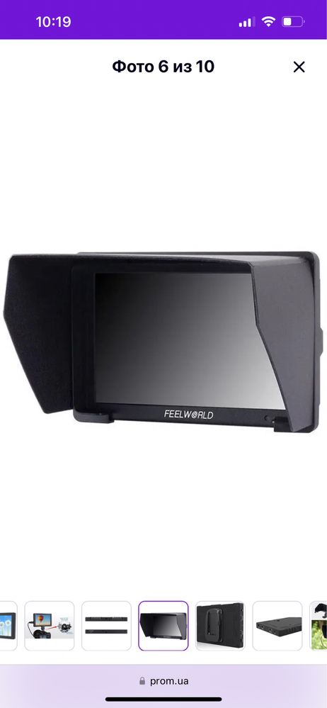 Накамерний монітор Feel-World T7 Plus Full HD, HDMI, (4k)