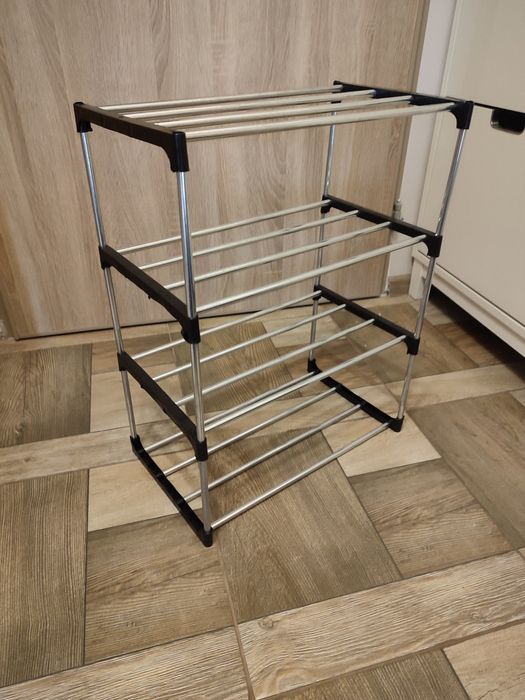 Nowy czarny organizer do przechowywania 4 poziomy