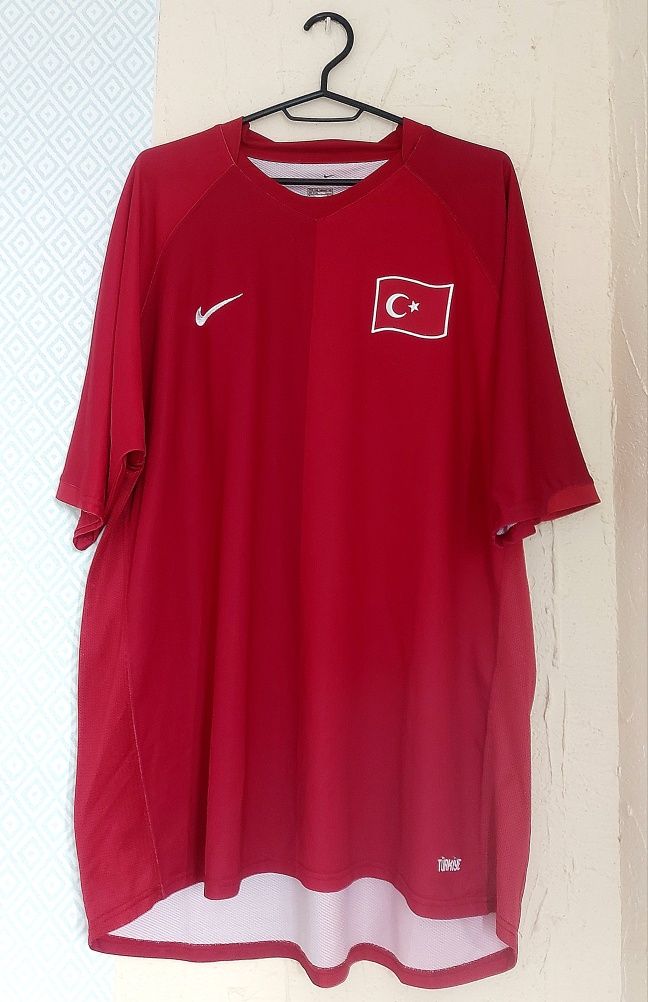 Turcja oficjalna koszulka piłkarska , Turkey 2006/2008 Home futbol