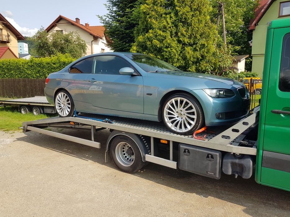 BMW E92 320i COUPE Oryginalny Lakier ATLANTIK BLAU 123000km zamiana!