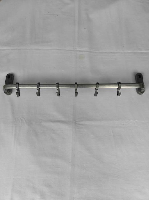 Вешалка алюминиевая советская на 6 крючков