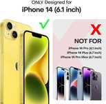 TAURI etui 5-in-1 iphone 14 2x szybka, 2x szkło aparat