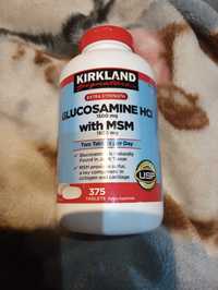 Glucosamine HCL 1500 mg with MSM 1500 mg.