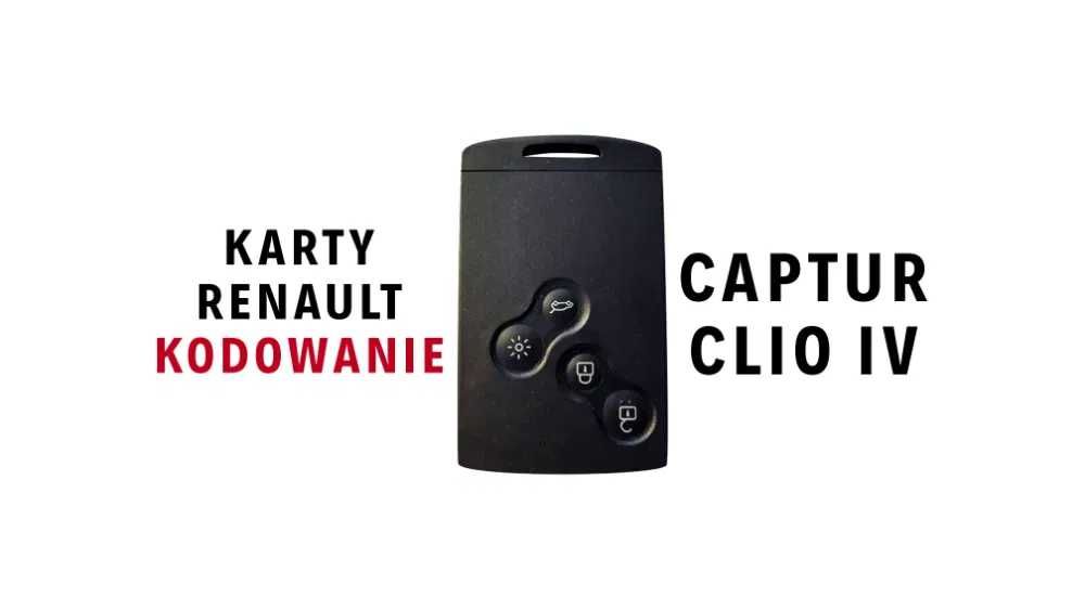 Karta Renault Captur Clio 4 + kodowanie
