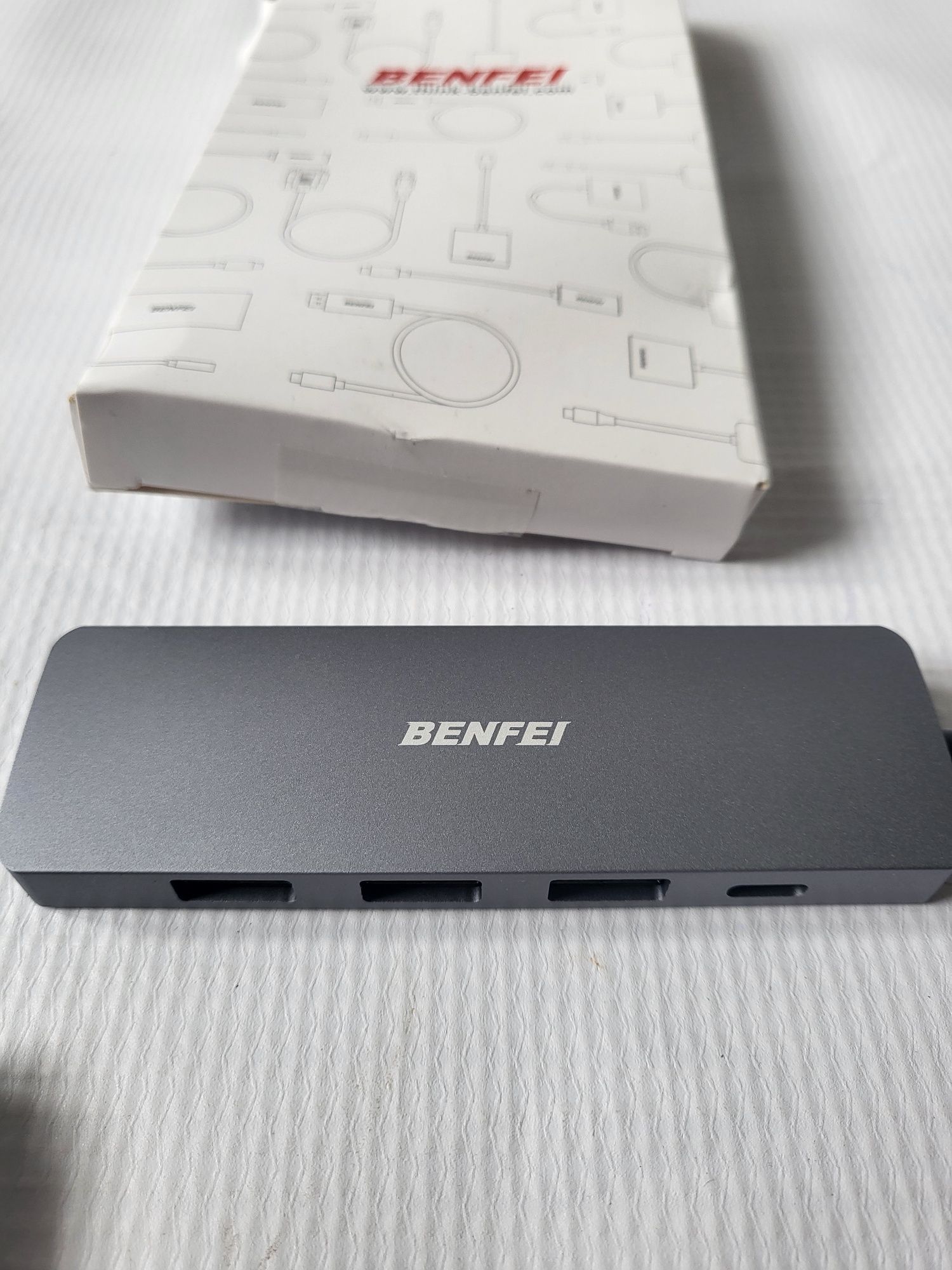 Hub BENFEI USB C 5w1 z 4K HDMI, 3 USB-A, zasilaniem 100 W