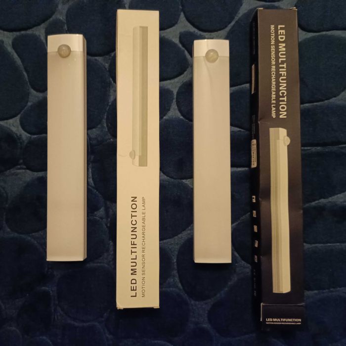 Світлодіодний світильник акумуляторний 26LED-20cm, датчик руху