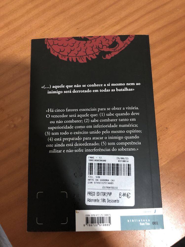 Livro A Arte da Guerr