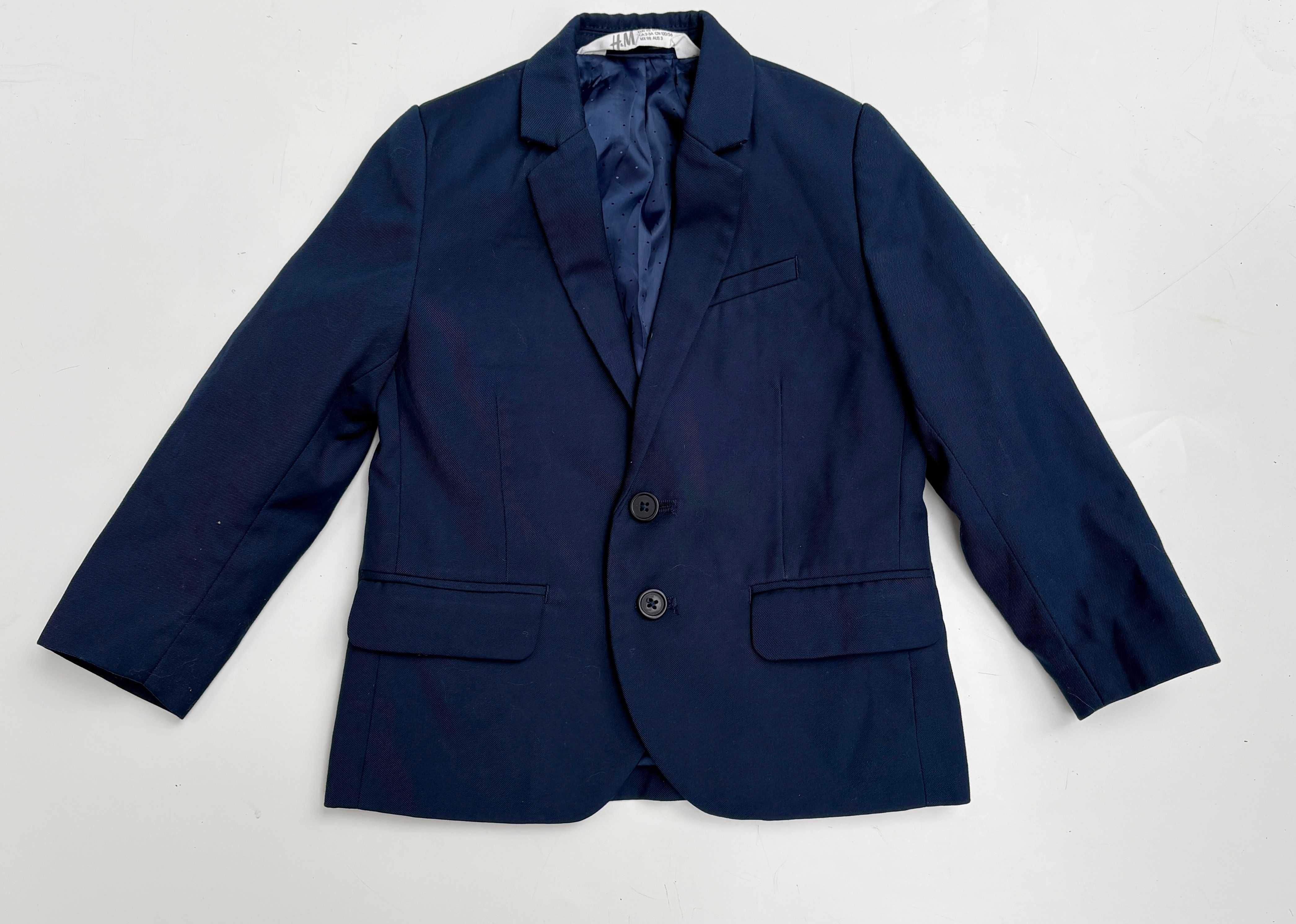 Marynarka H&M Granatowa Elegancka 98 cm 2 3 lata
