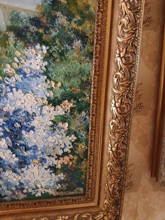 Картина маслом на холсте.