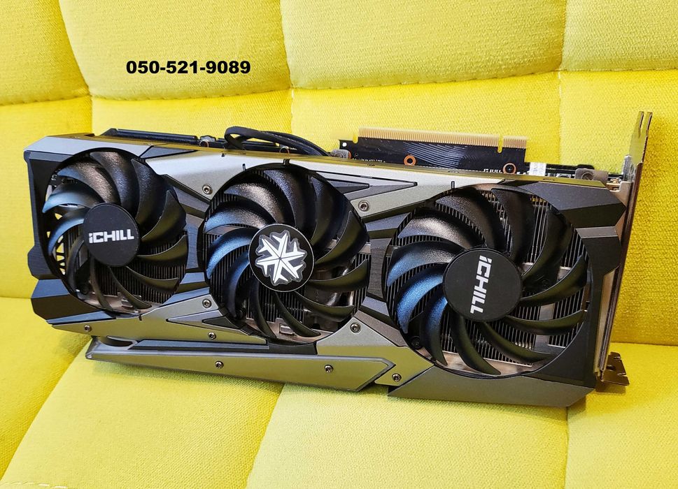 Видеокарта iCHILL X3 GeForce RTX 3060 Ti как новая