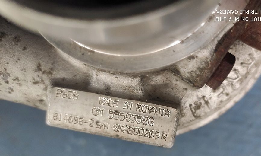 Turbosprężarka Opel Astra J Insignia 1.6 CDTI
