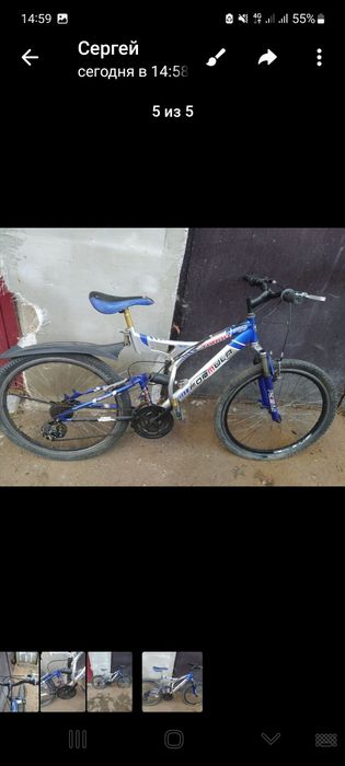 Велосипед горнный в хорошем состоянии на ходу