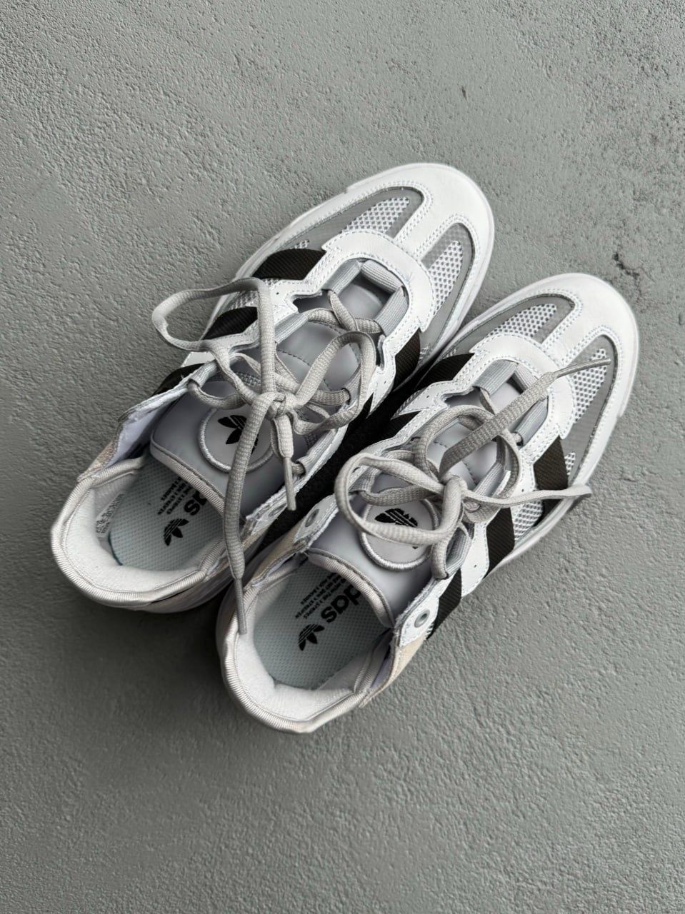 (унісекс) кросівки Adidas Niteball Grey/White(літо)