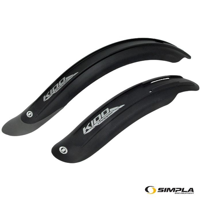 Błotniki Komplet Spl-Kido Sds 20" Pcv Czarno/Tytan