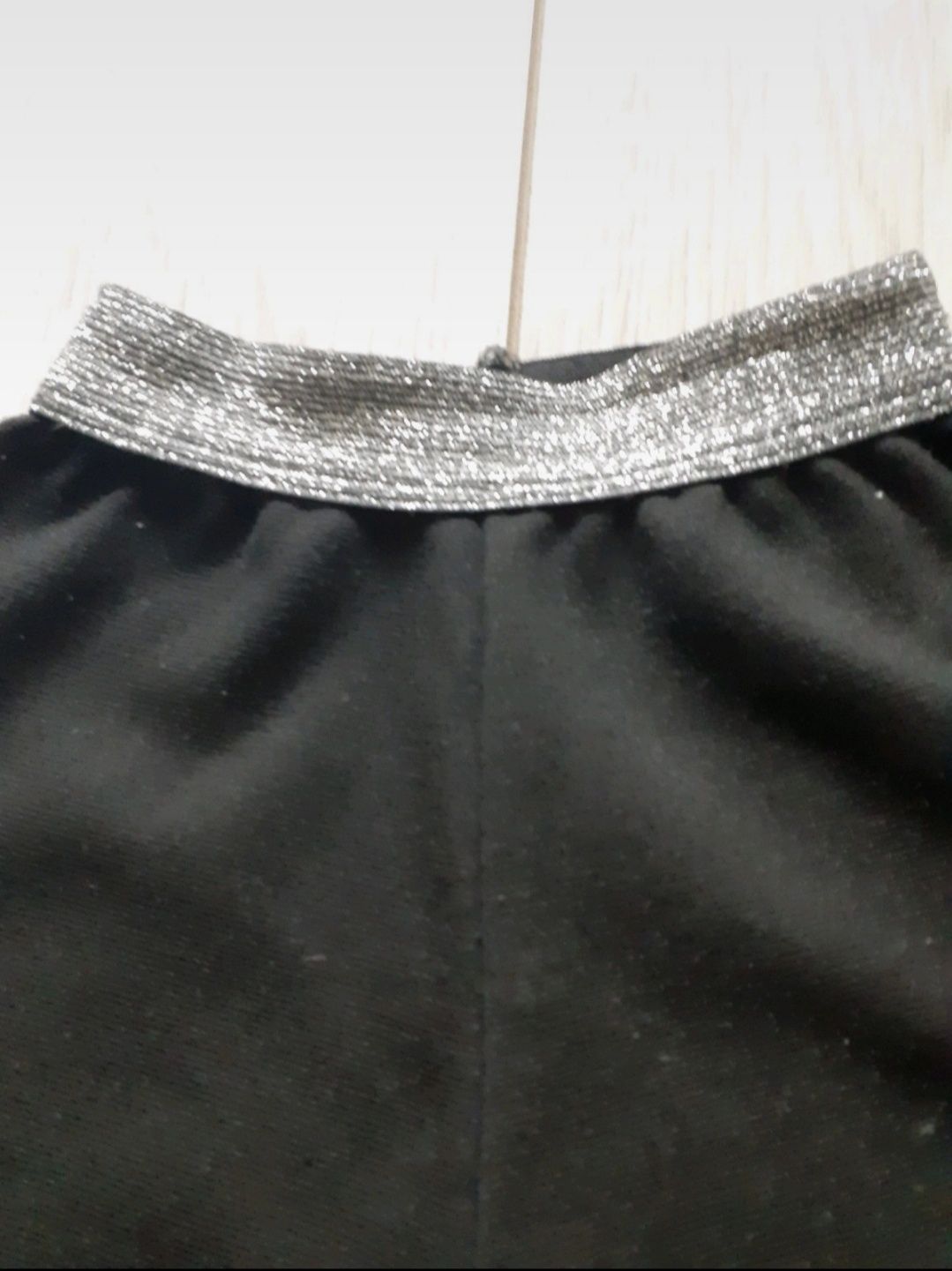 Legginsy Tu czarne gładkie 98cm wąskie gumka