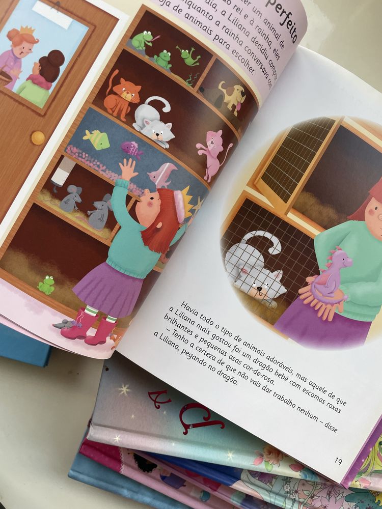 Conjunto de Livros Infantis de princesas