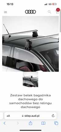 Bagaznik dachowy / relingi / belki Audi A1 Sportback 8X 2012+ (5drzwi)