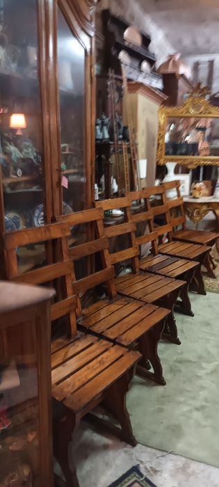 Bancos Corridos Antigos Cadeiras