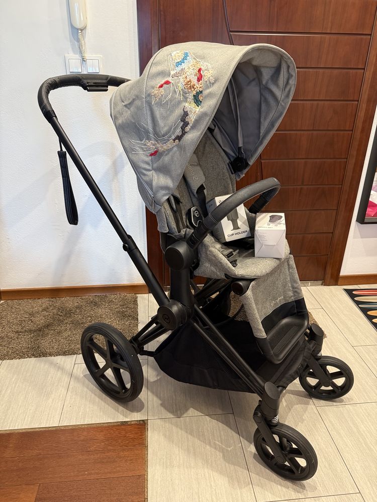 Cybex Priam Platinum Koi gondola spacerówka fotelik crystalized