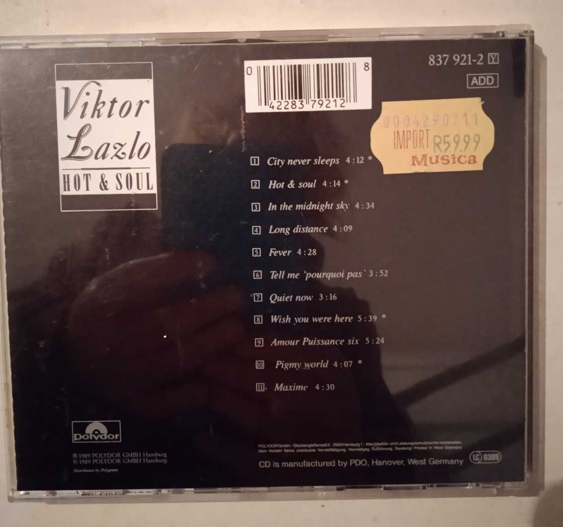 CD Viktor Lazlo - Hot & Soul