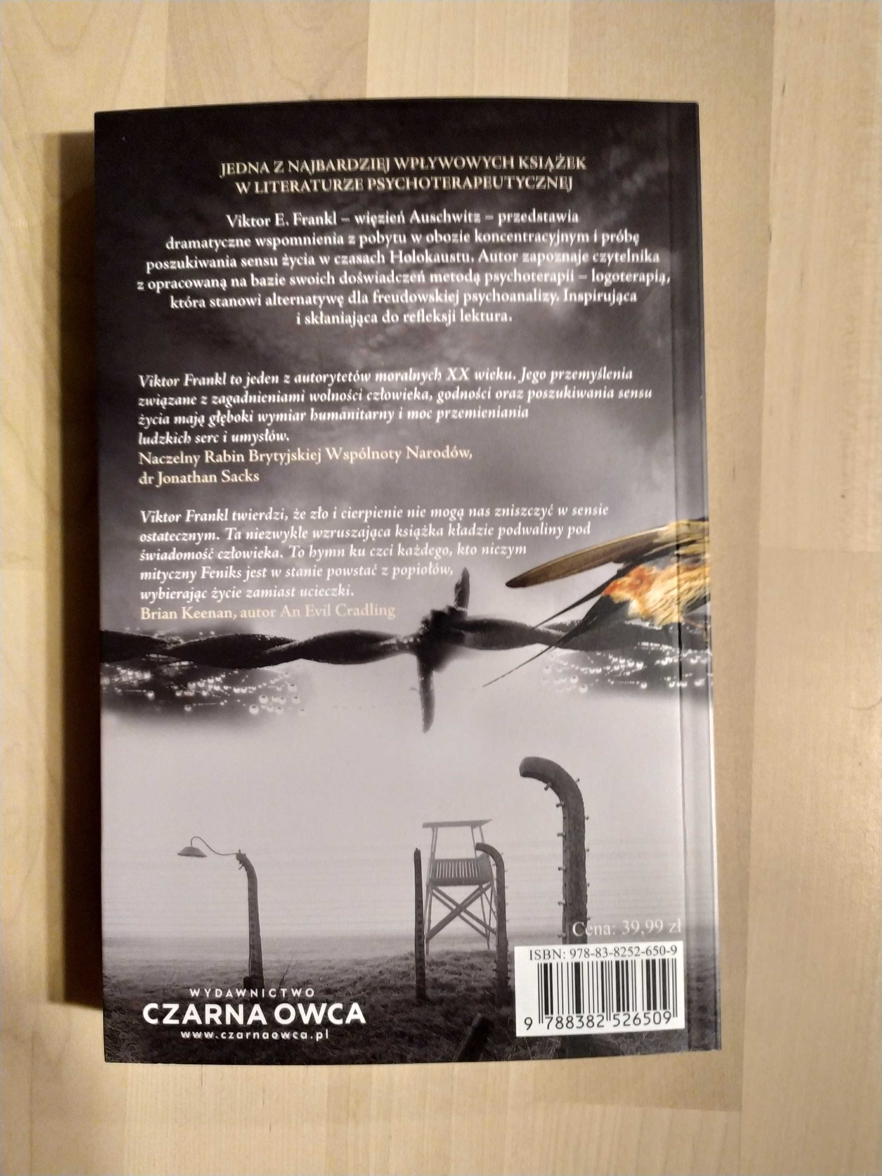 Człowiek w poszukiwaniu sensu - Viktor E. Frankl WYSYŁKA W 24H
