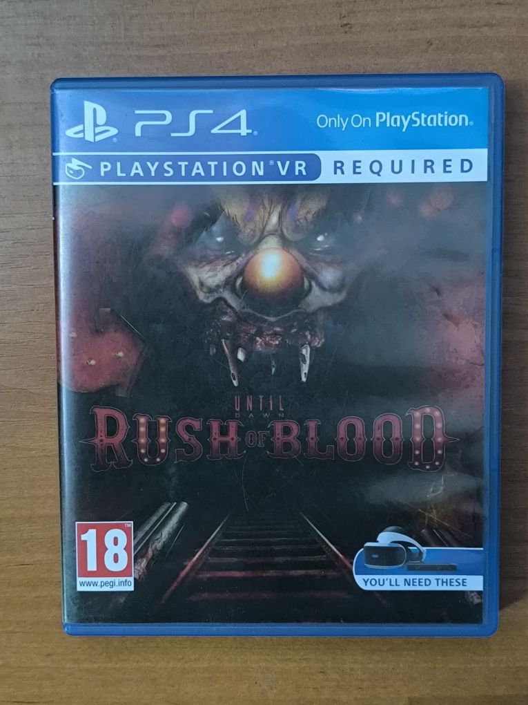 Диски для PSVR1 (Blood and Truth, Until Dawn, PS VR Worlds)