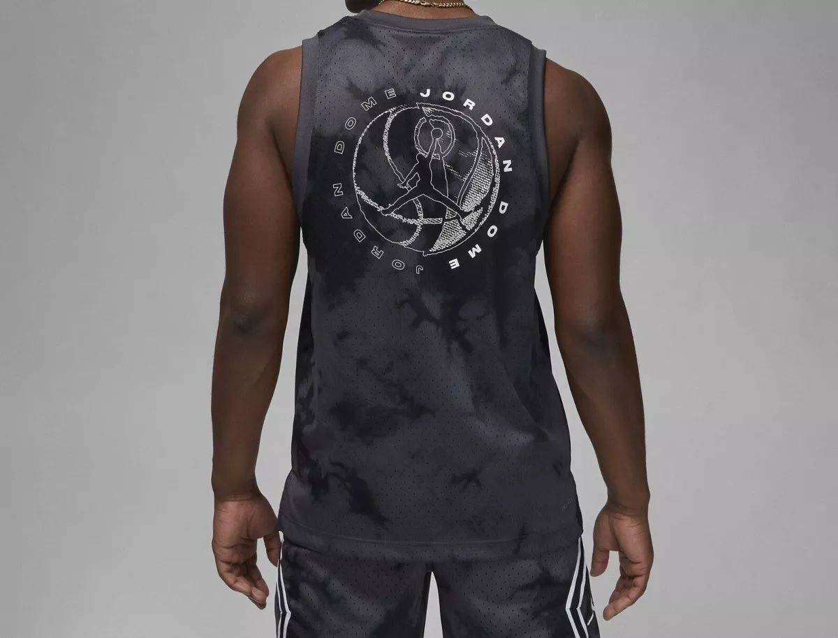 Майка Nike Jordan Dri-FIT Sport Breakfast Club Mesh Jersey Dark Shadow
