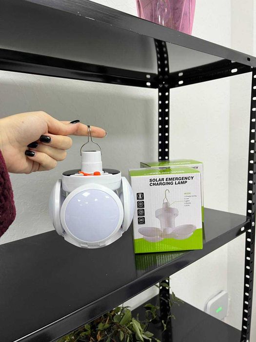 Акумуляторна ЛАМПА для дому і вулиці. Автономний фонарь + ЗАРЯДКА!