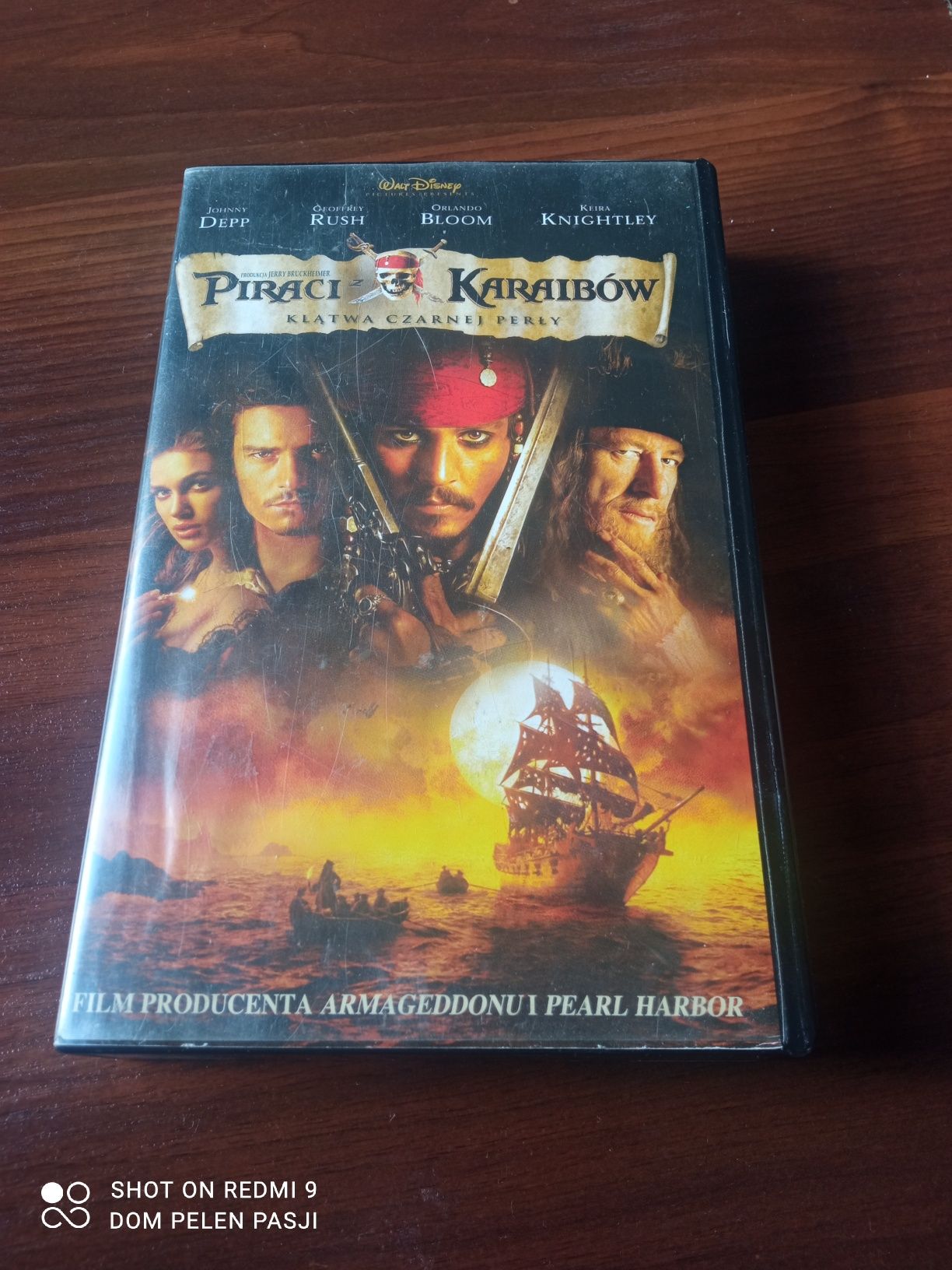 Kaseta VHS Piraci z Karaibów  Klątwa Czarnej Perły