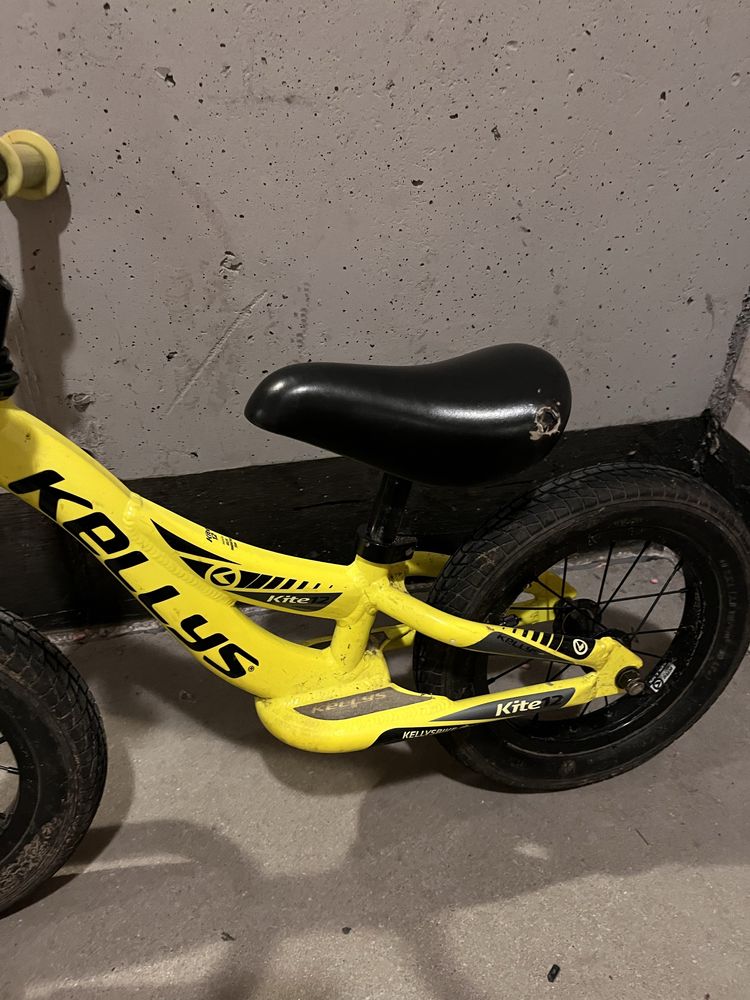 Rowerek biegowy KELLYS Kite 12 Race gratis zolty kask!