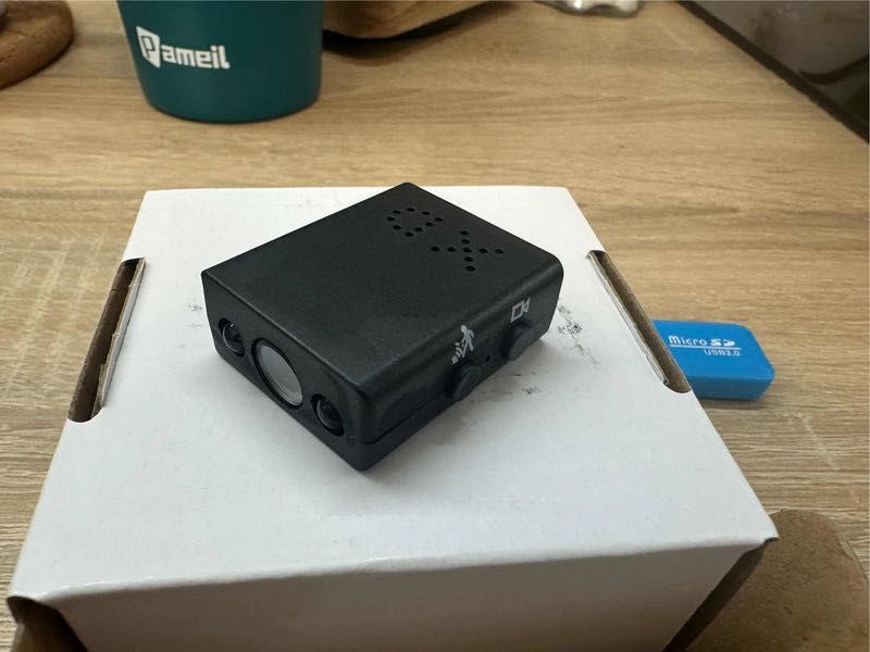 Mikro kamera szpiegowska do ukrycia fhd nagrywanie w nocy detekcja