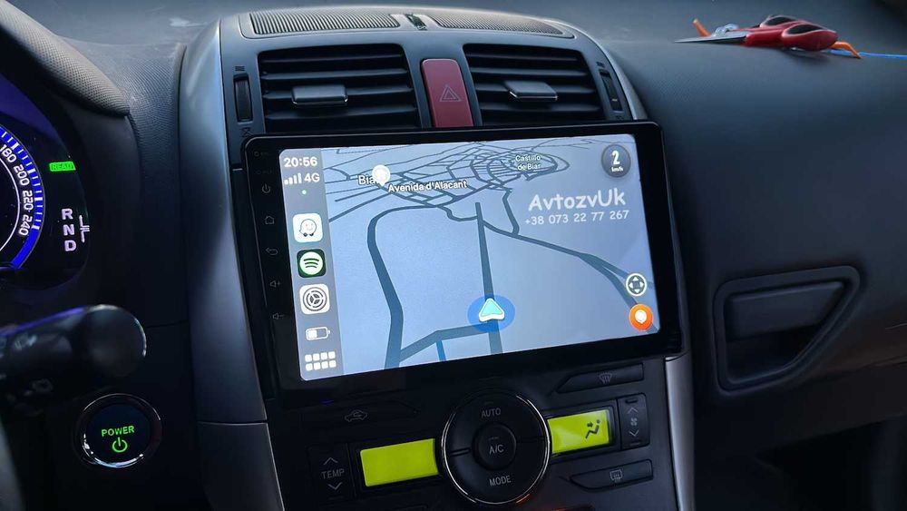 Android 14 TOYOTA Prado Corolla 120 Camry Auris RAV4 CarPlay Магнитола