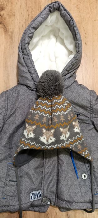 Зимова парка для хлопчика 80