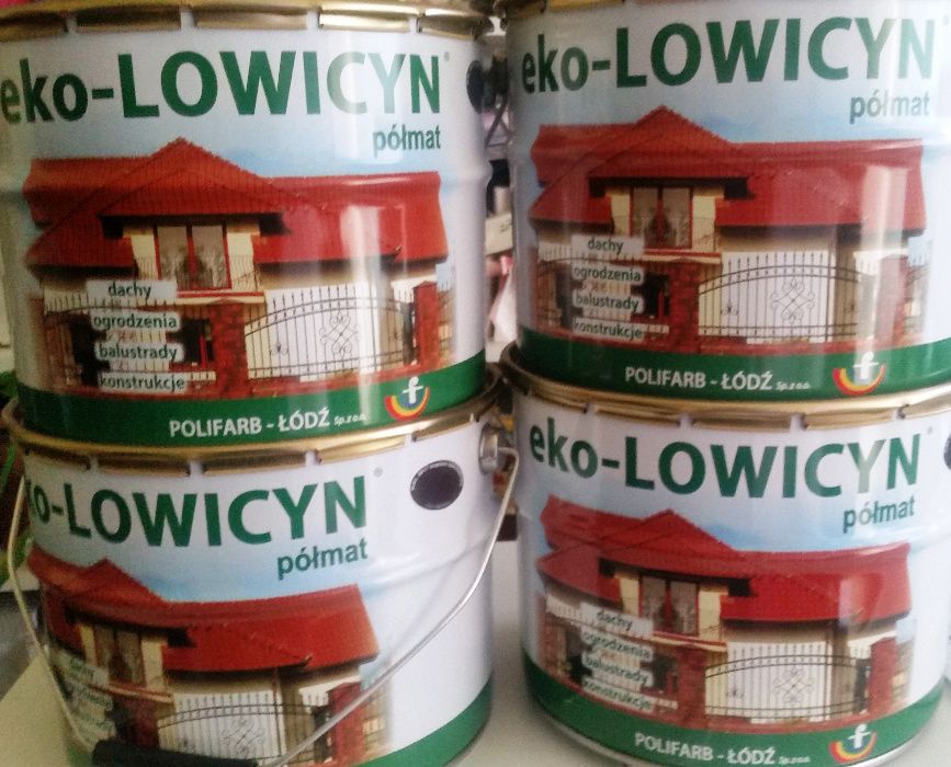EKO-LOWICYN 10L - farba na dach Promocja!