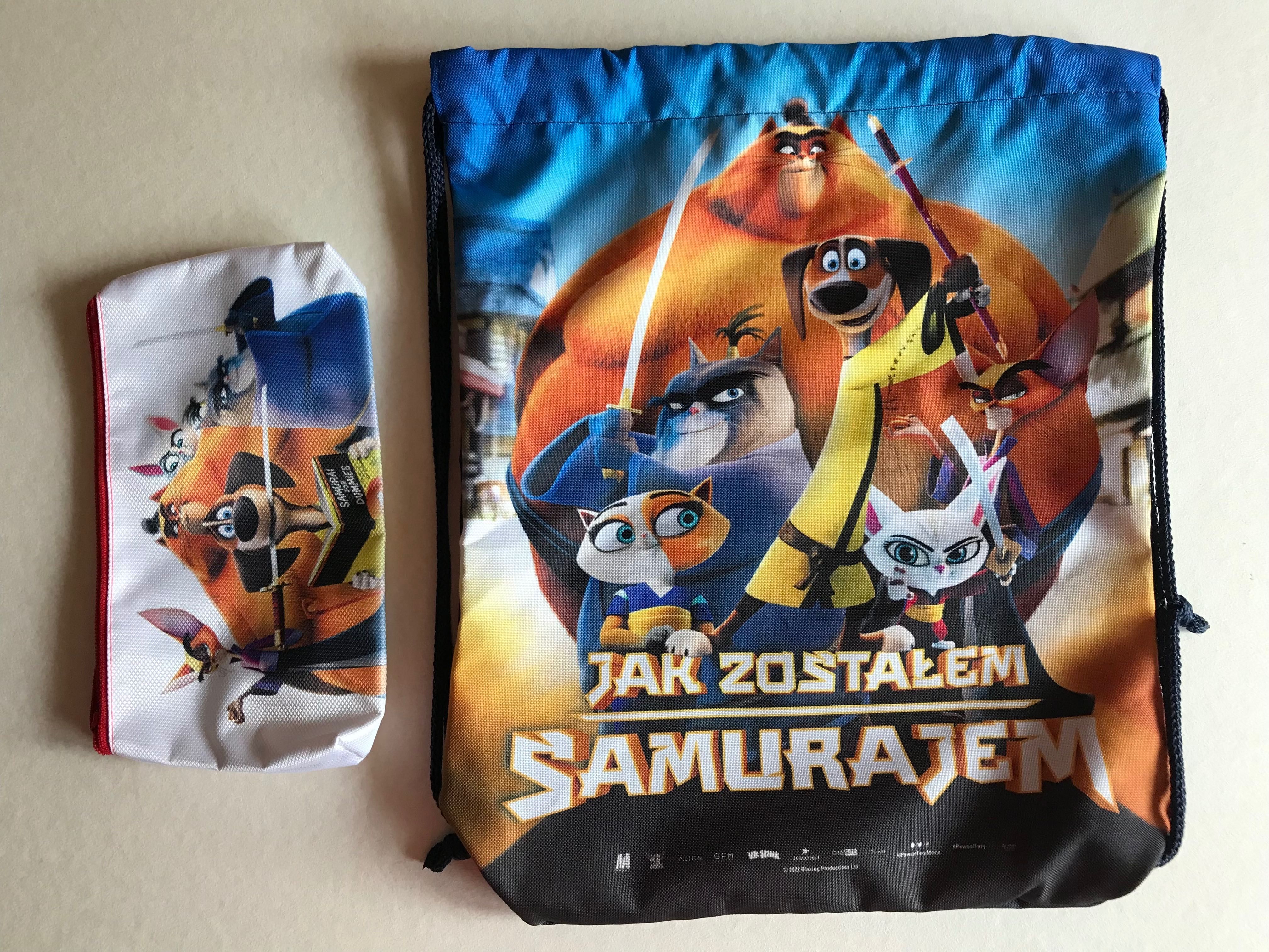 Nowa Torba, worek oraz piórnik z filmu „Jak Zostałem Samurajem”