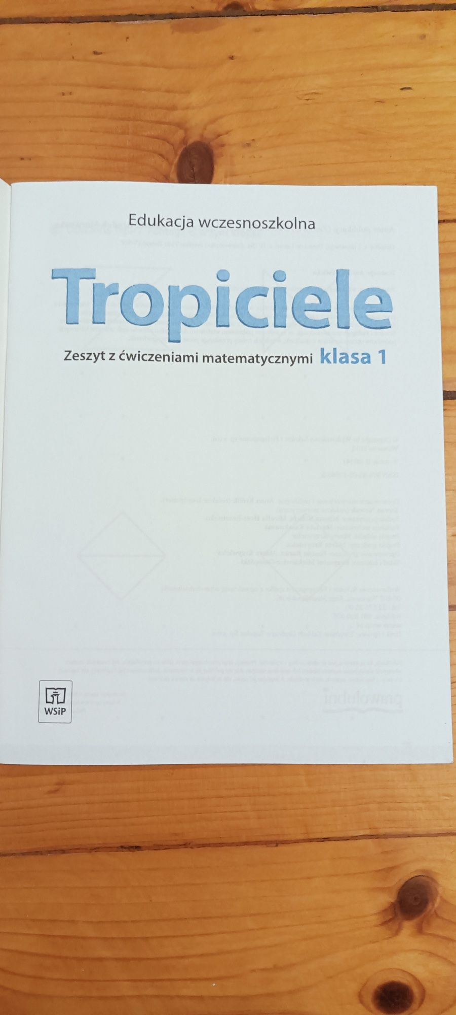 TROPICIELE zeszyt z ćwiczeniami matematycznymi klasa 1 wsip