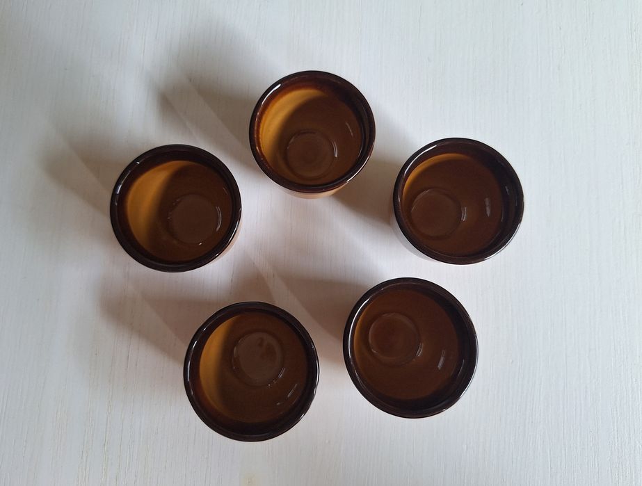 Kieliszek podstawka na jajko prl 5 szt