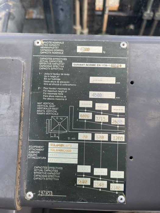 Повнопривідний Навантажувач Manitou M40 4x4 2007року 4т