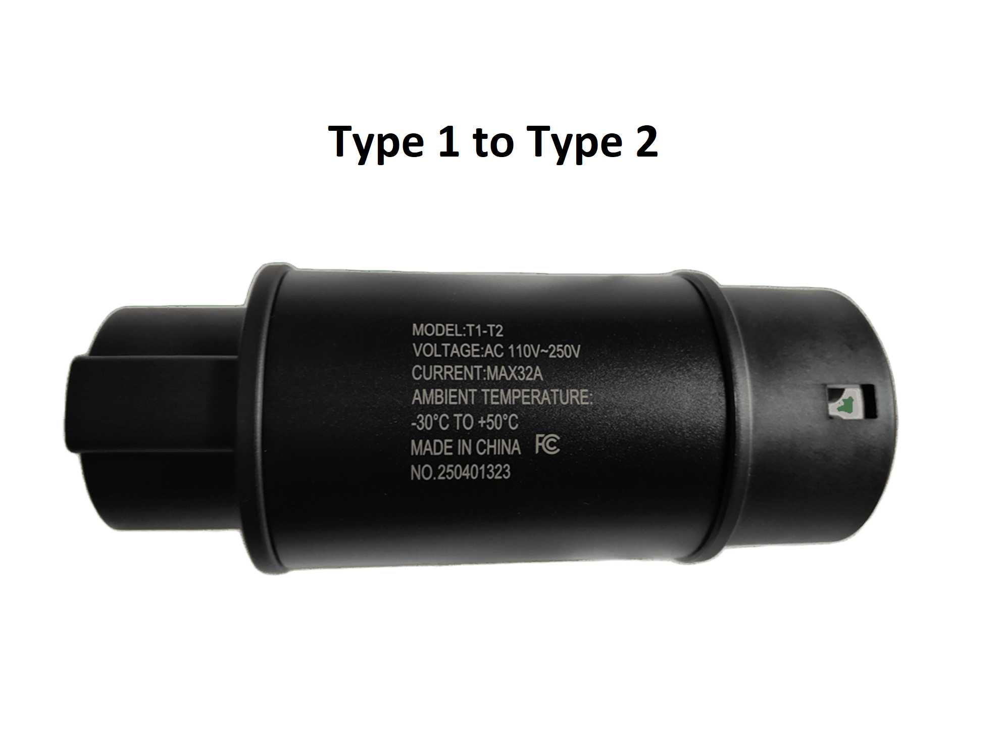 Адаптер переходник type 1 type 2 gbt tesla nacs ccs2 ccs1