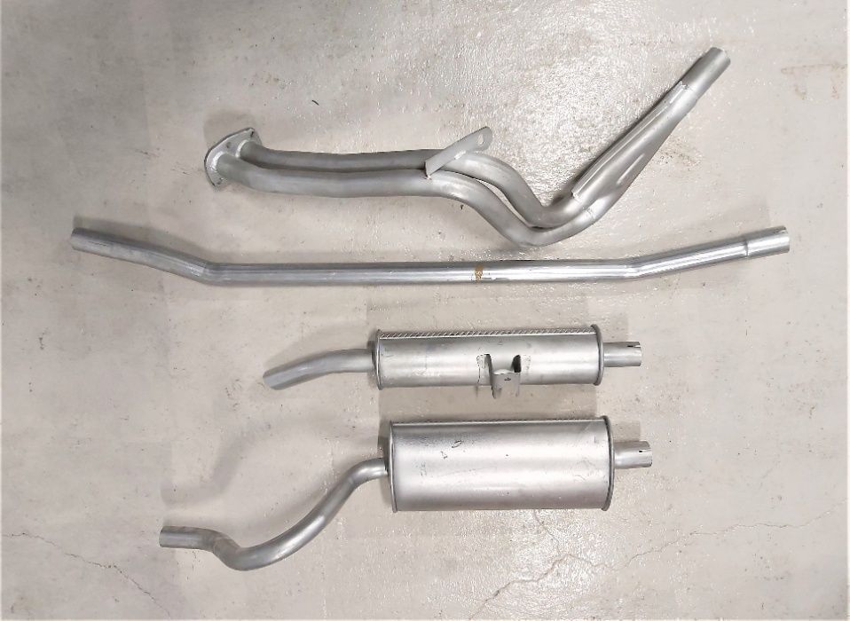 Fiat 125p, Polonez Borewicz Tłumiki tłumik rura wydech komplet - NOWY