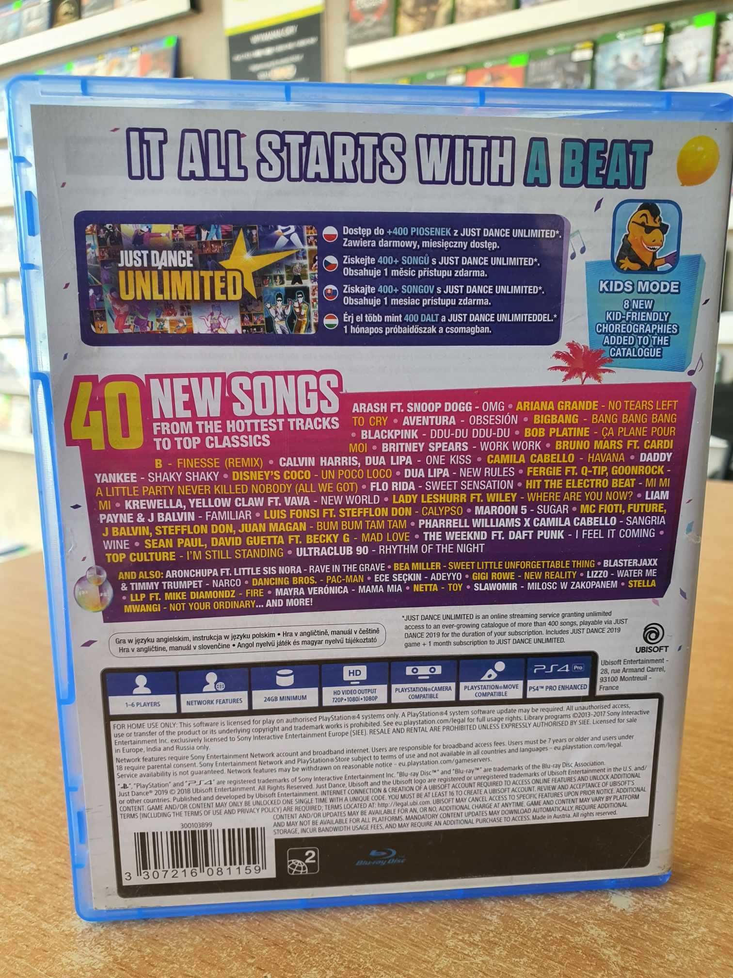 Just Dance 2019 PS4 Skup/Sprzedaż/Wymiana Lara Games
