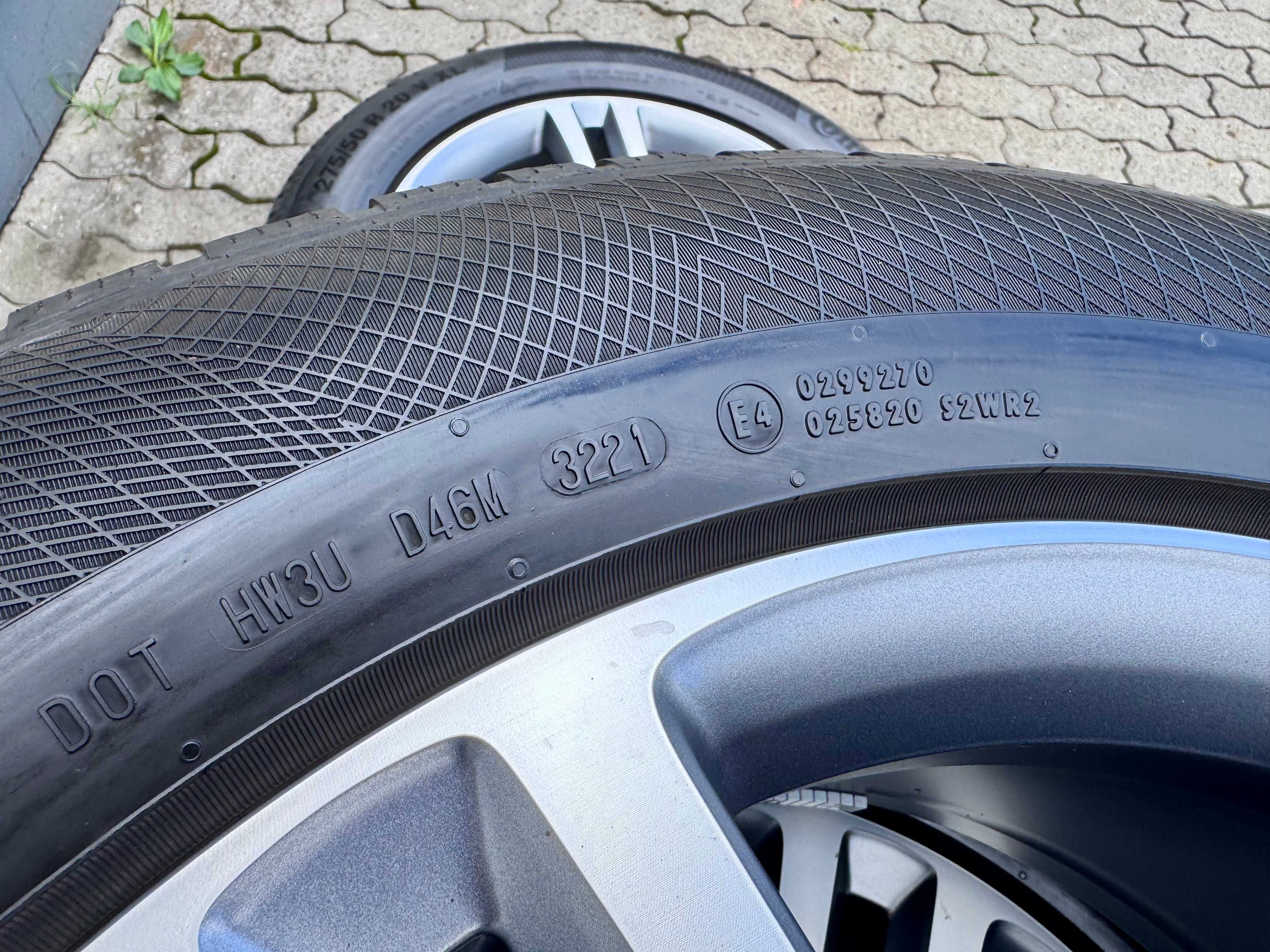 Alufelgi Mercedes GLE SUV V167 Coupe C167 Oryginalne 20 Czujniki TPMS