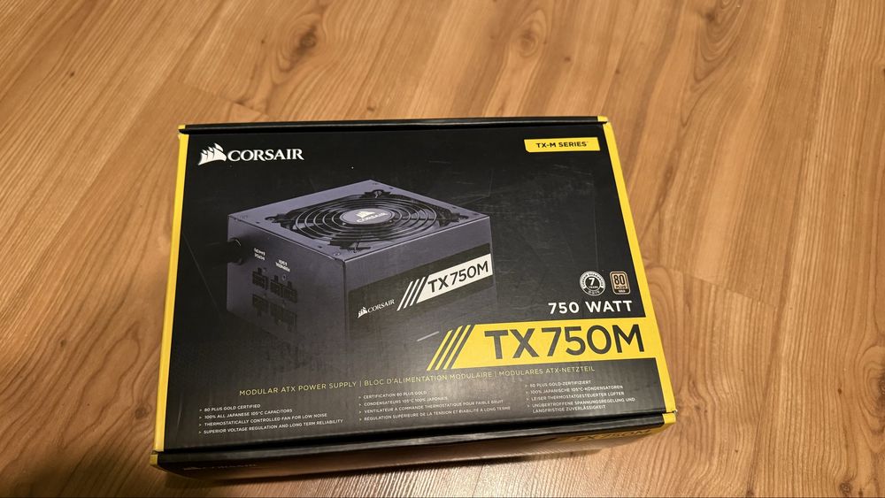 Zasilacz corsair tx750m 750w 80plus gold