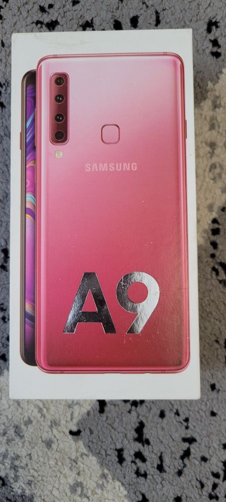 Samsung Galaxy a9 2018 smartfon telefon komórkowy dotykowy różowy pink