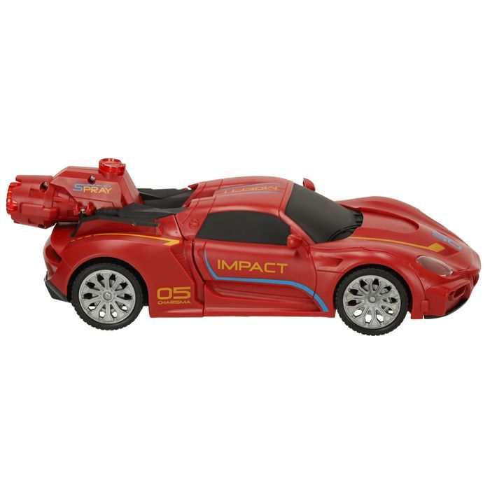 Transformer Revolt Transforming Robot Racer Czerwo