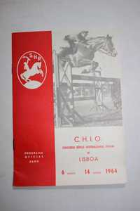 Programa Hipismo - Concurso Hipico Internacional Oficial Lisboa 1964